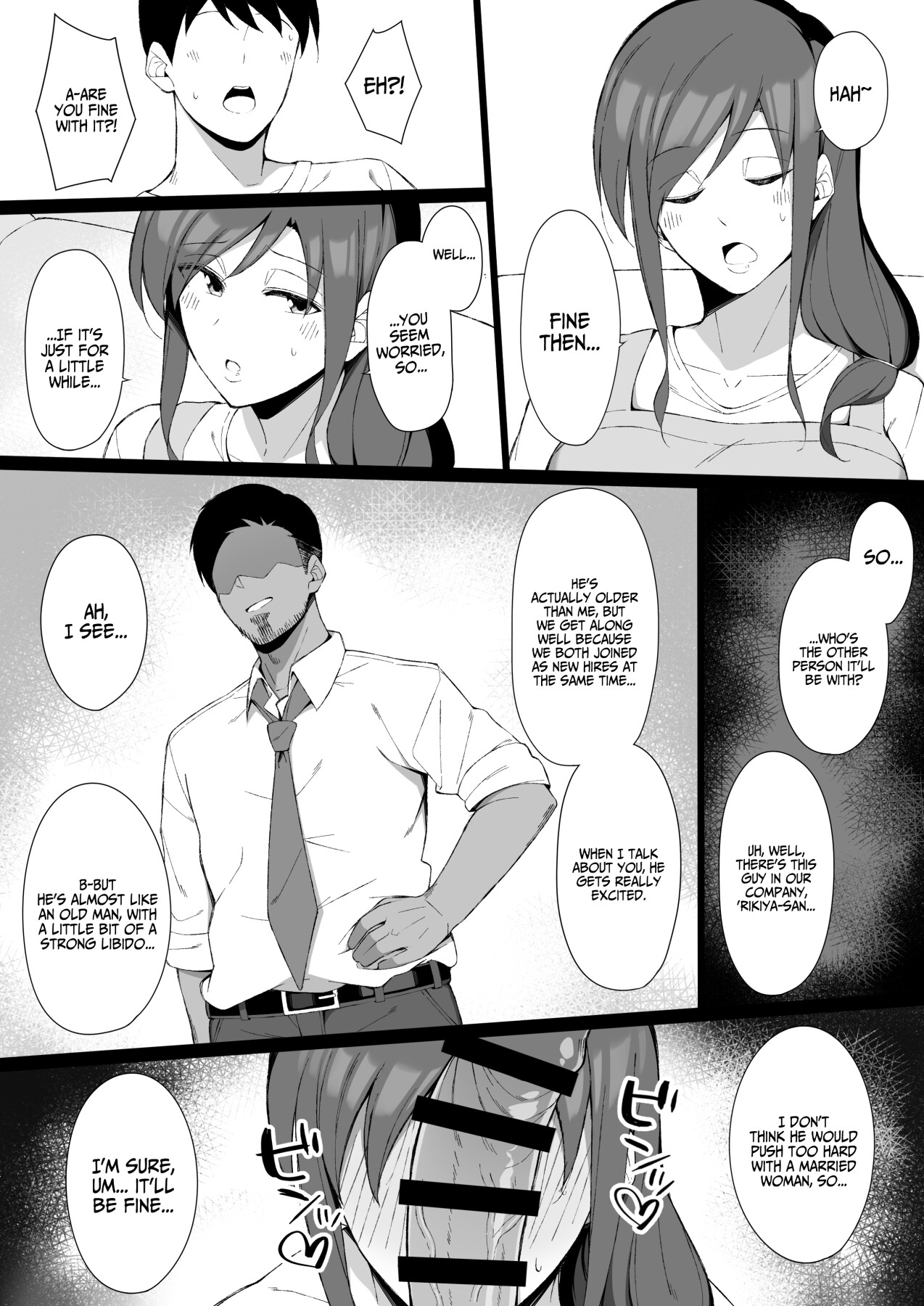 Hentai Manga Comic-Degeneracy of a Neat Housewife for a Man-Read-6